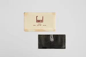Gucci Sterling Crocodile Wallet