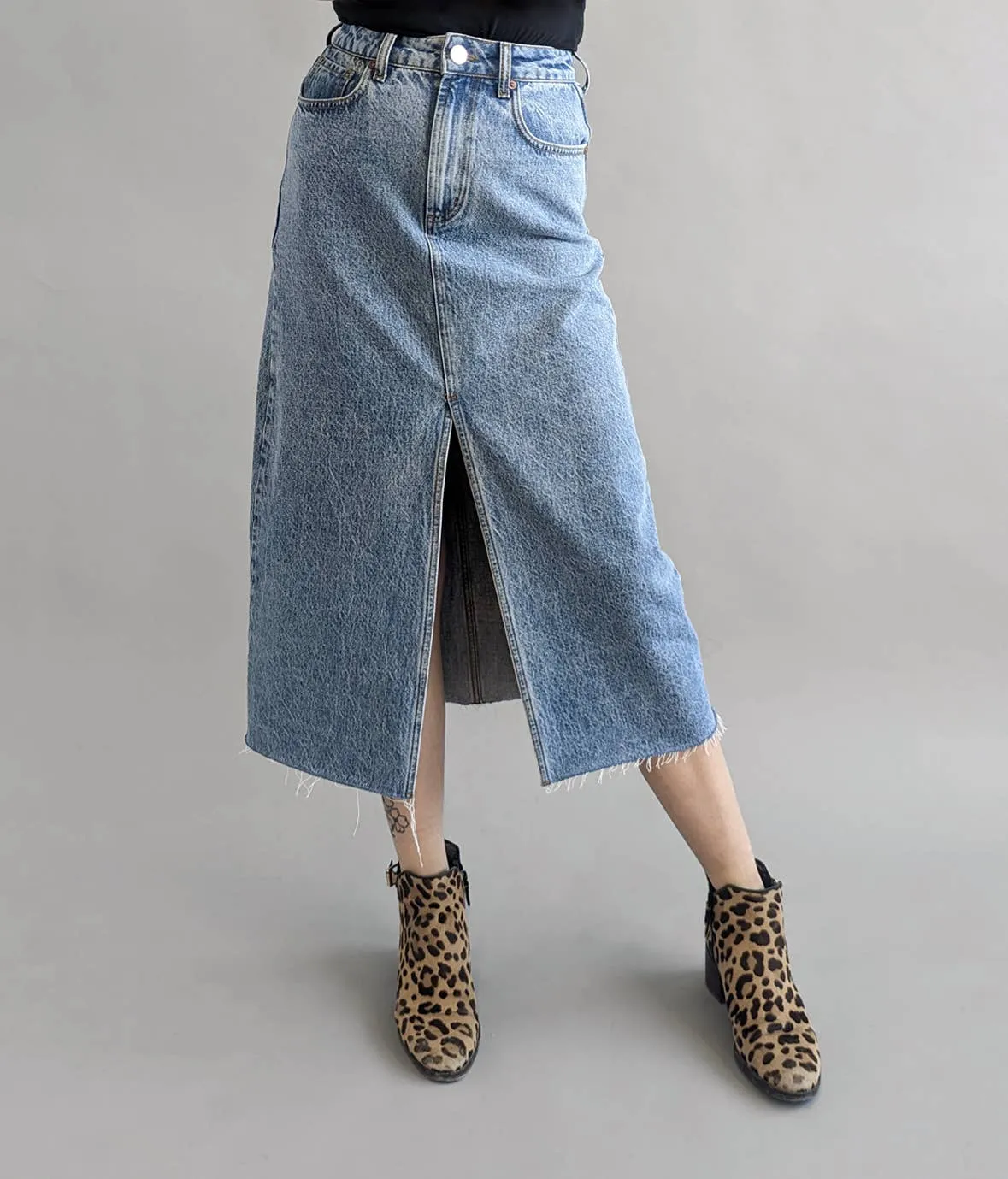 Halston VIB Denim Skirt by Lola Denim
