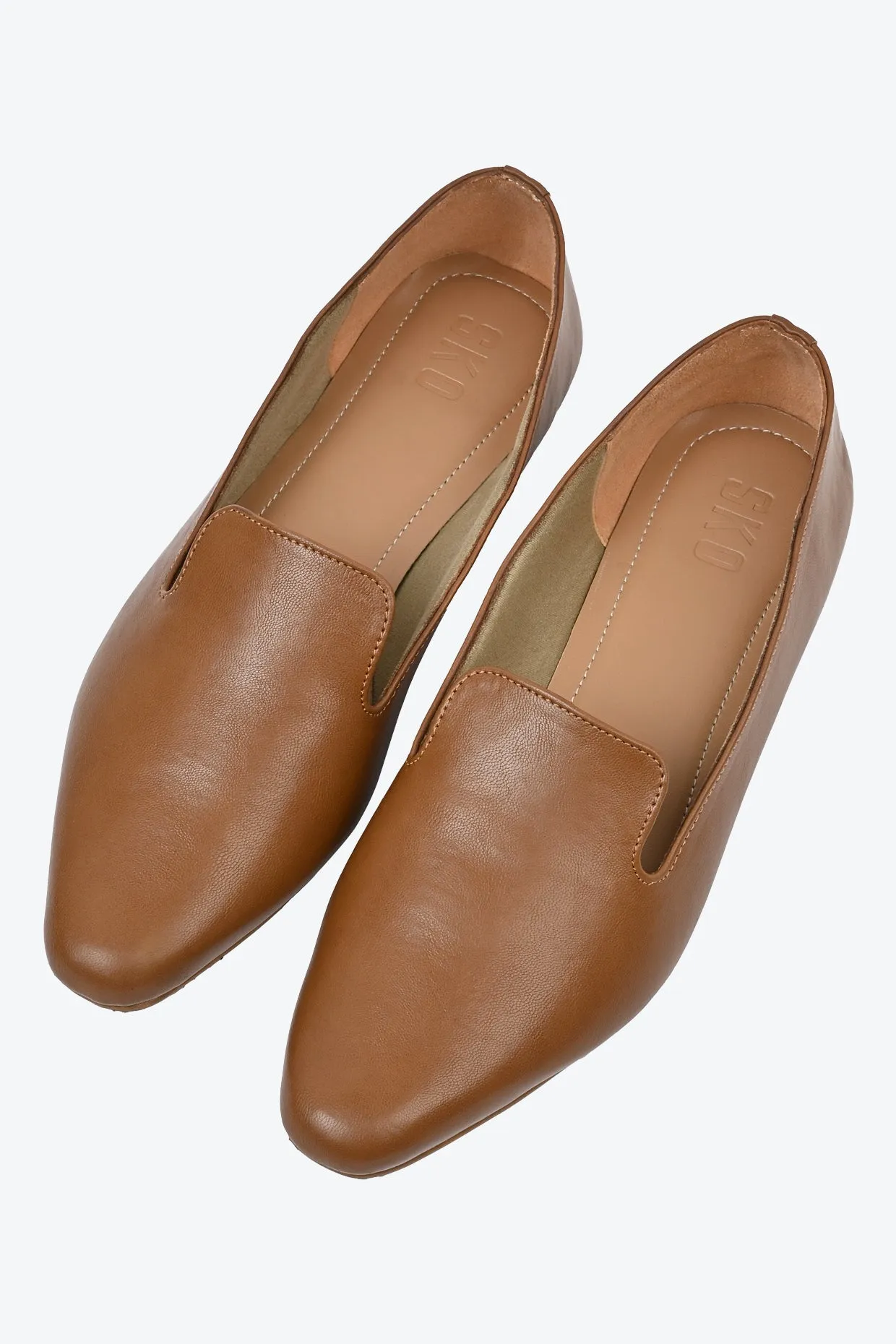 Hannah in Tan Loafers For Women