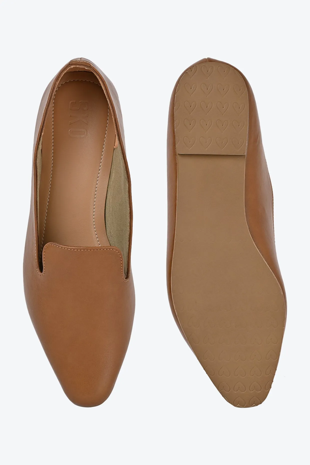 Hannah in Tan Loafers For Women