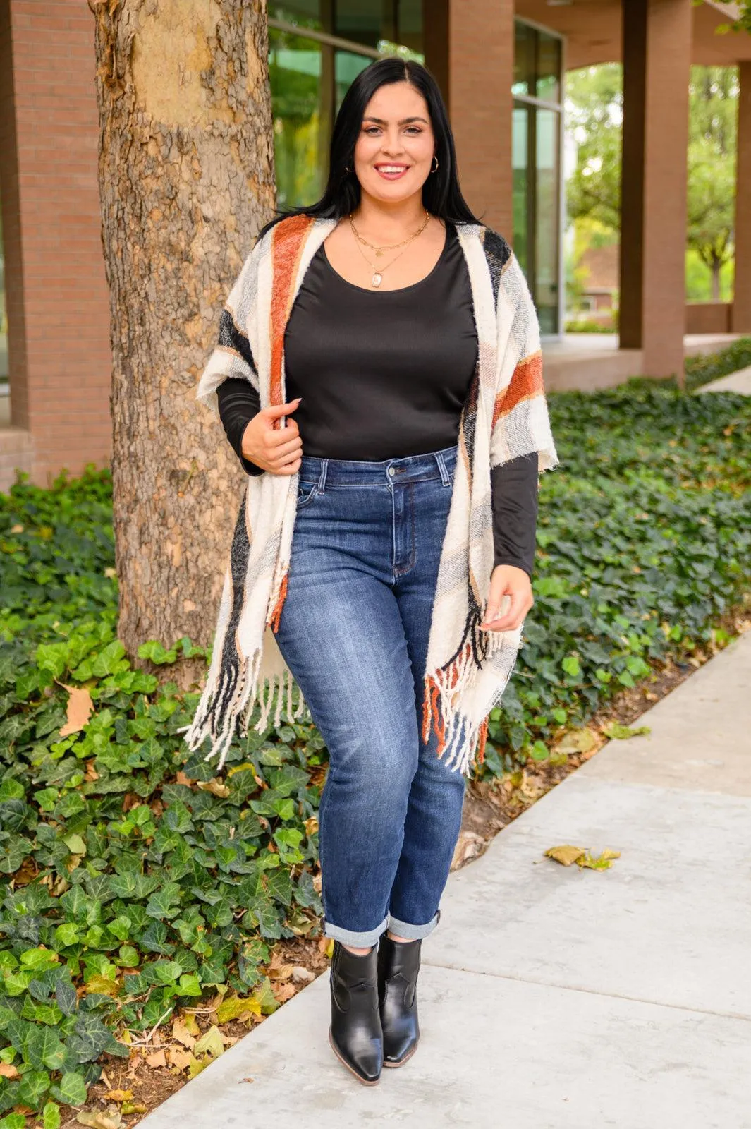 Hazel Blues® | Can You Believe It Basic Long Sleeve Top In Black