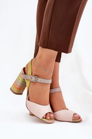 Heel sandals