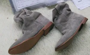 High Quality Round Toe Wedges Increased Heel Ladies Boots Street Style Women Ankle Boots Spring Autumn Cowboy Ankle Boots Mujer