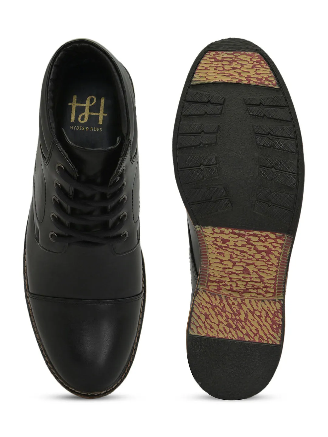 Hydes N Hues Men High Ankle Lace Boots
