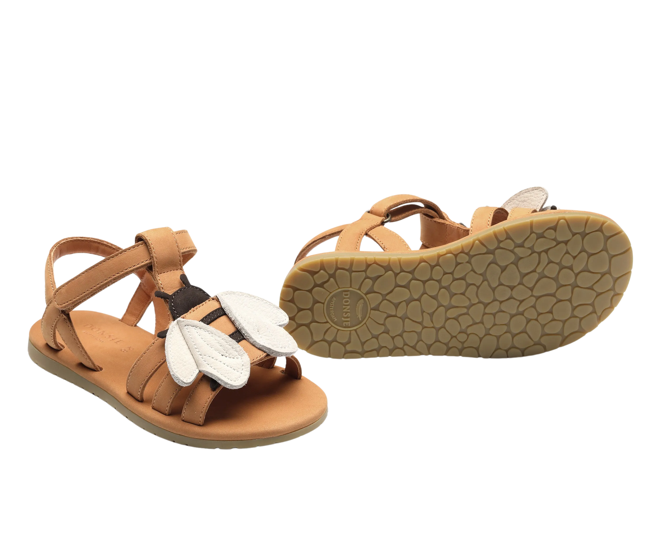Iles Sky Sandals | Bee | Toffee Nubuck