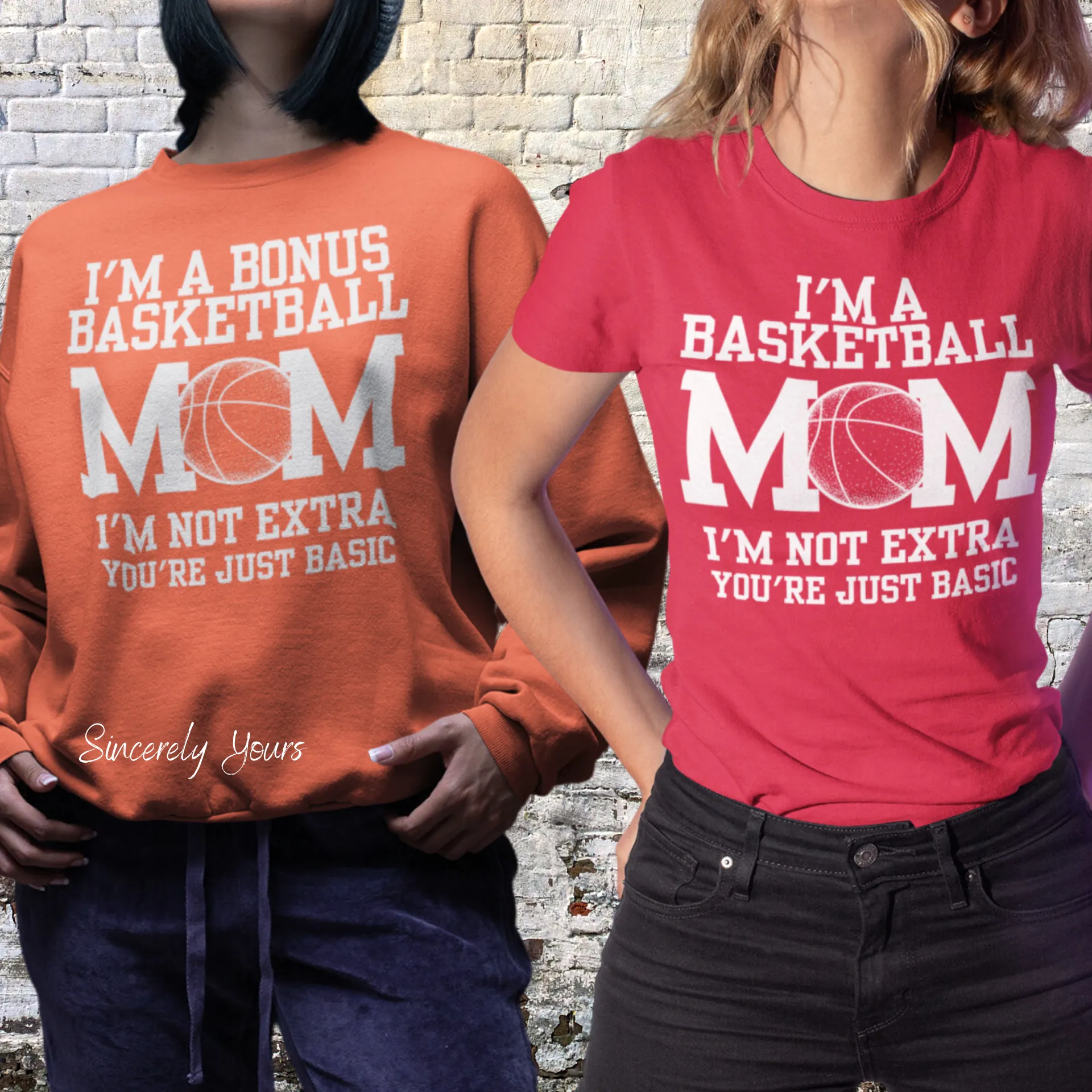 I'm a Basketball Mom | I'm Not Extra - Sweatshirt