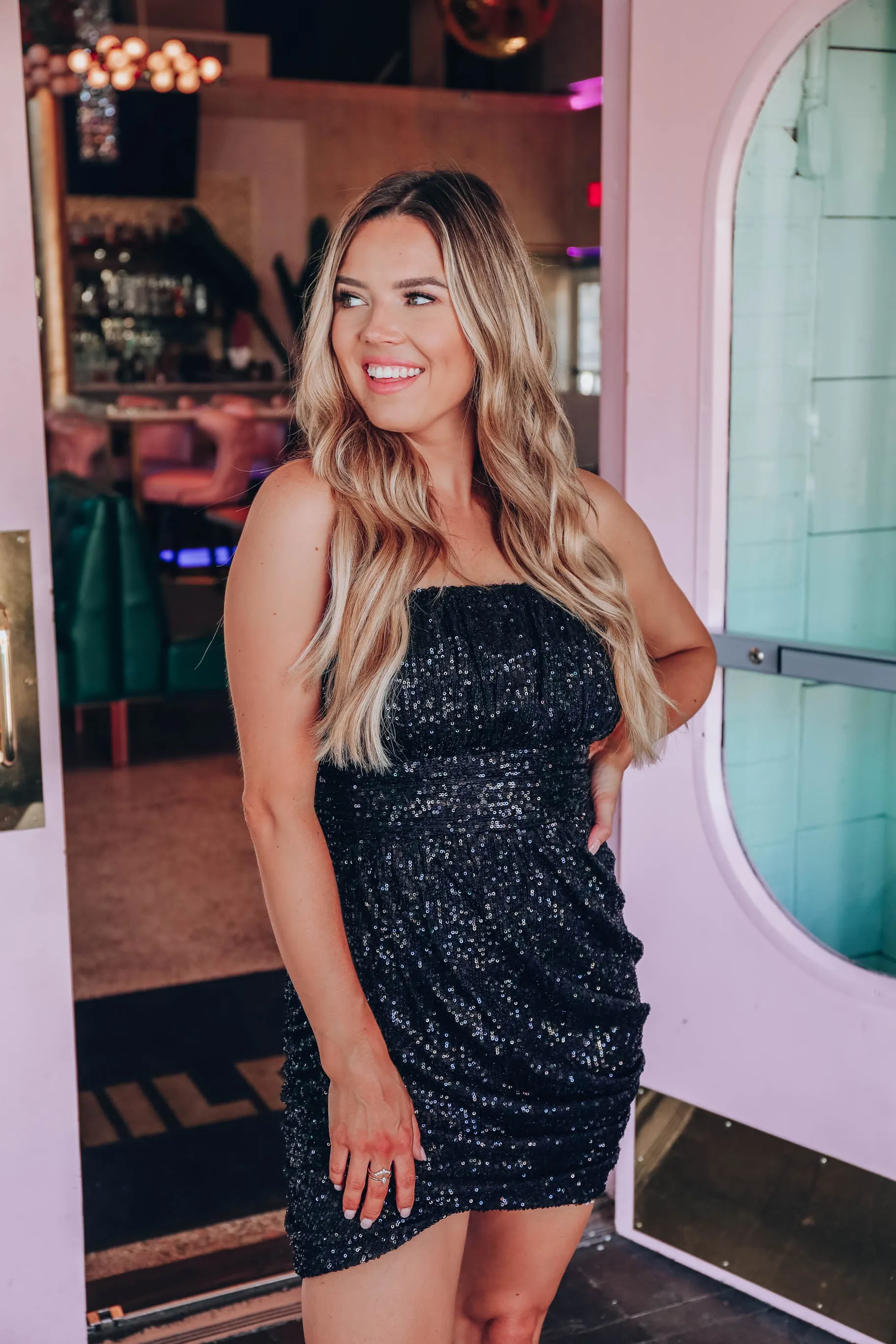In A Daze Sequin Mini Dress