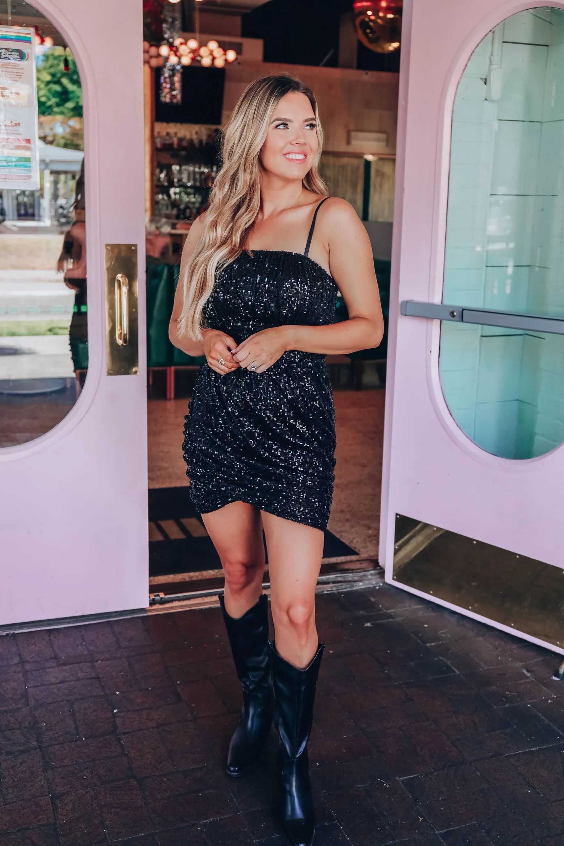 In A Daze Sequin Mini Dress