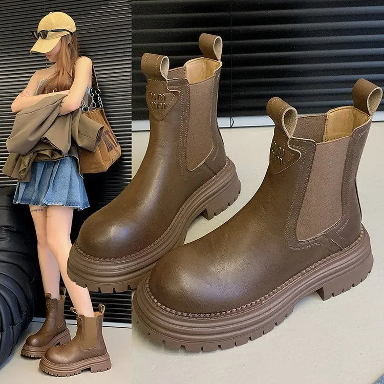 INSTOCK-Martin boots women