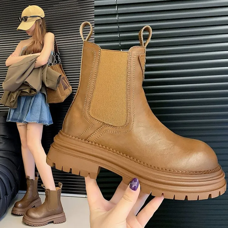 INSTOCK-Martin boots women