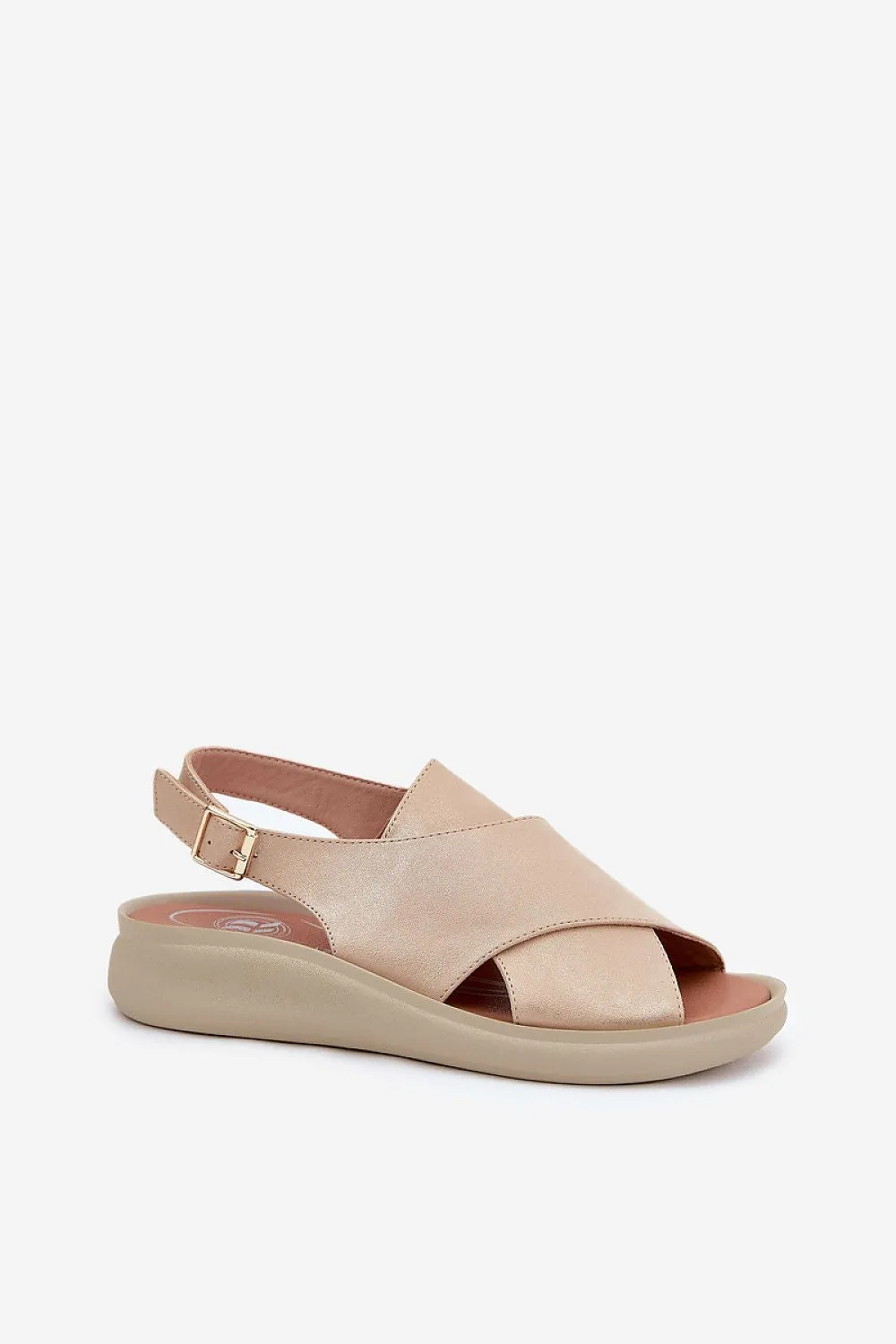 Jezzi eco leather adjustable buckle Buskin Sandals