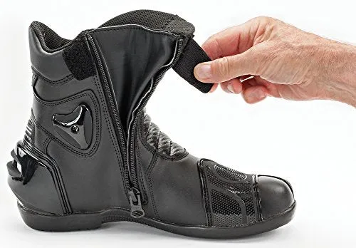 Joe Rocket Superstreet Men's Street Motorcycle Boots - Black / 9