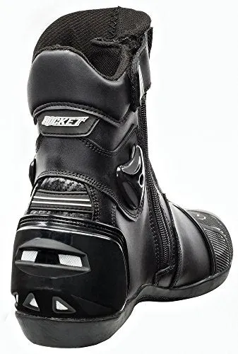 Joe Rocket Superstreet Men's Street Motorcycle Boots - Black / 9