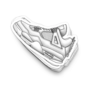 Jordan 4 "Pure" Sneaker Sticker