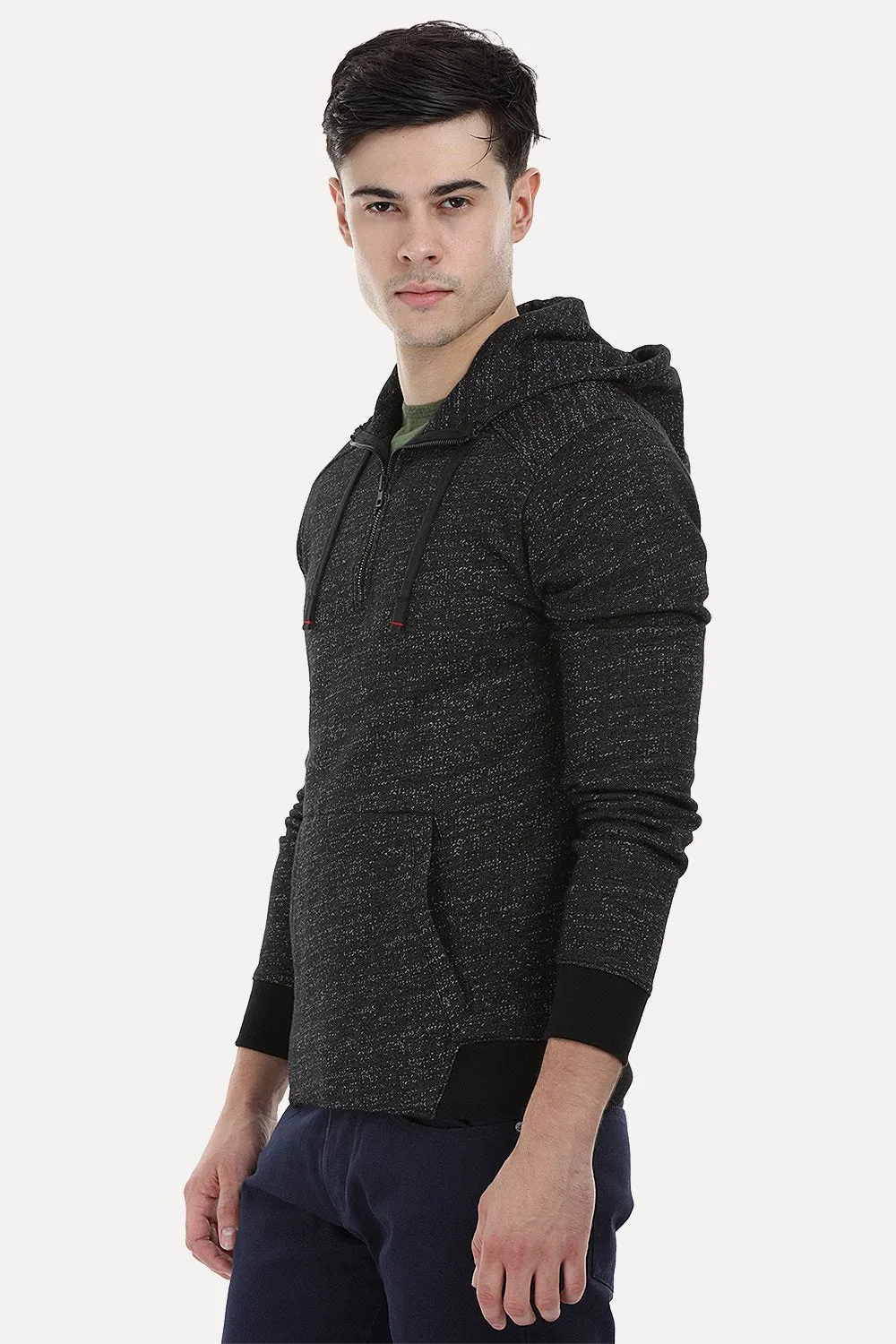 Kangaroo Pocket Speckled Hoodie