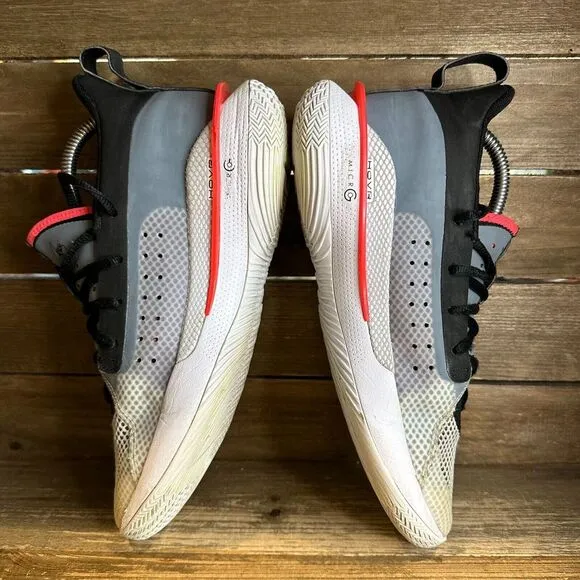 Kids Under Armour Curry 7 Gray Mesh Low Athletic‎ Basketball Sneakers Size 6.5 Y
