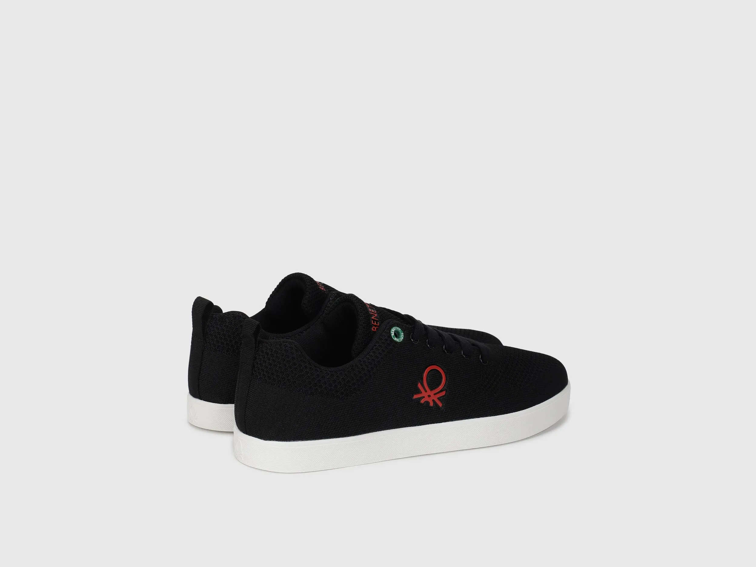 Knitted Solid Sneakers