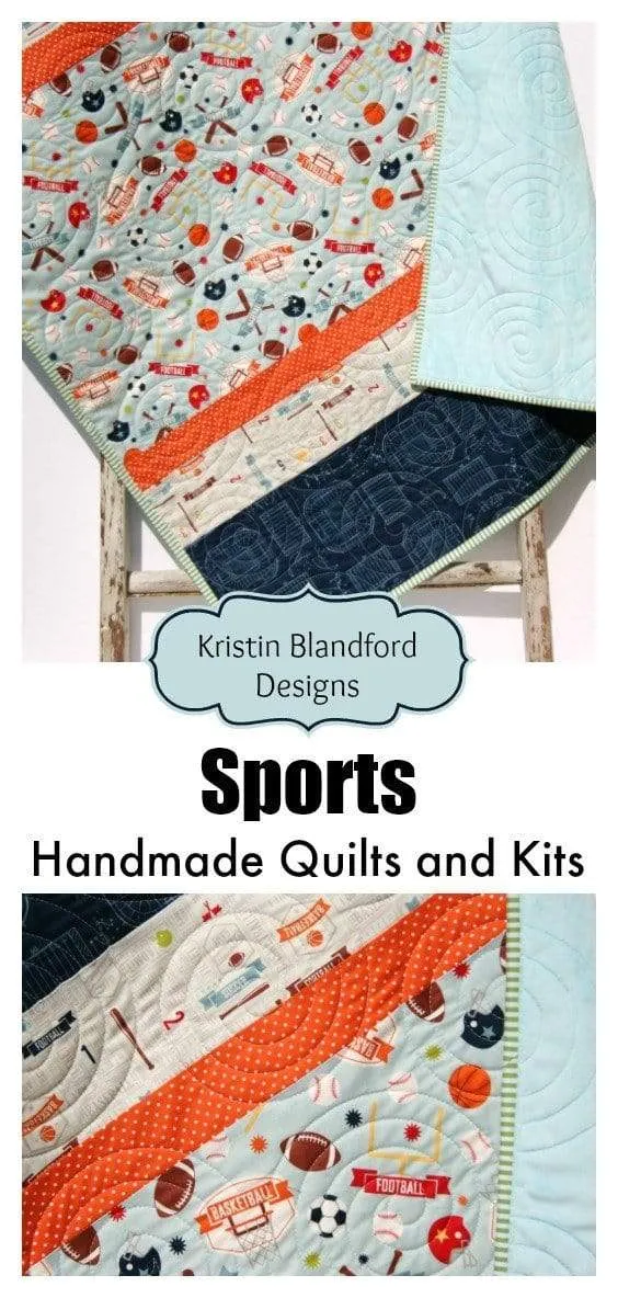 LAST ONE Sports Quilt for Boys, Baseball Blanket, Soccer Football Basketball Nursery Crib Bedding Decor Gift Baby Toddler Personalized Minky Name