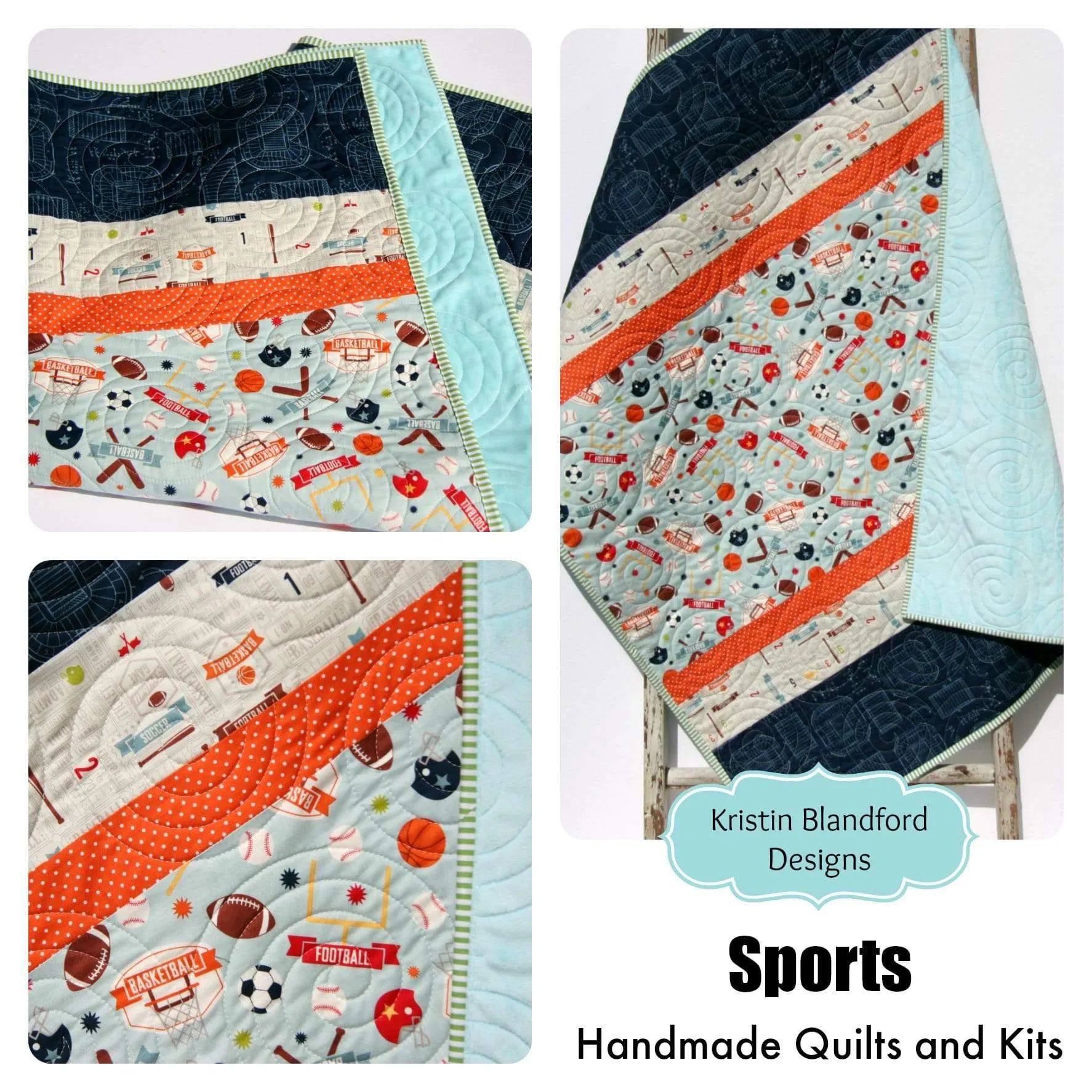 LAST ONE Sports Quilt for Boys, Baseball Blanket, Soccer Football Basketball Nursery Crib Bedding Decor Gift Baby Toddler Personalized Minky Name