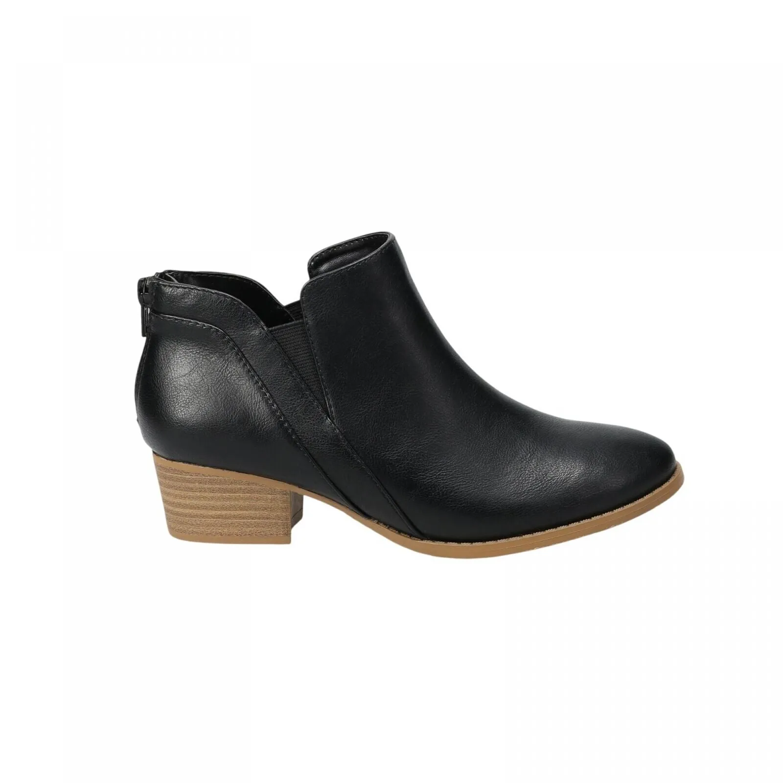 Lc Lauren Conrad Viviann Womens Block Heel Ankle Boots VIVIANNBLACK Black 8.5M