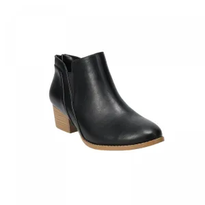 Lc Lauren Conrad Viviann Womens Block Heel Ankle Boots VIVIANNBLACK Black 8.5M
