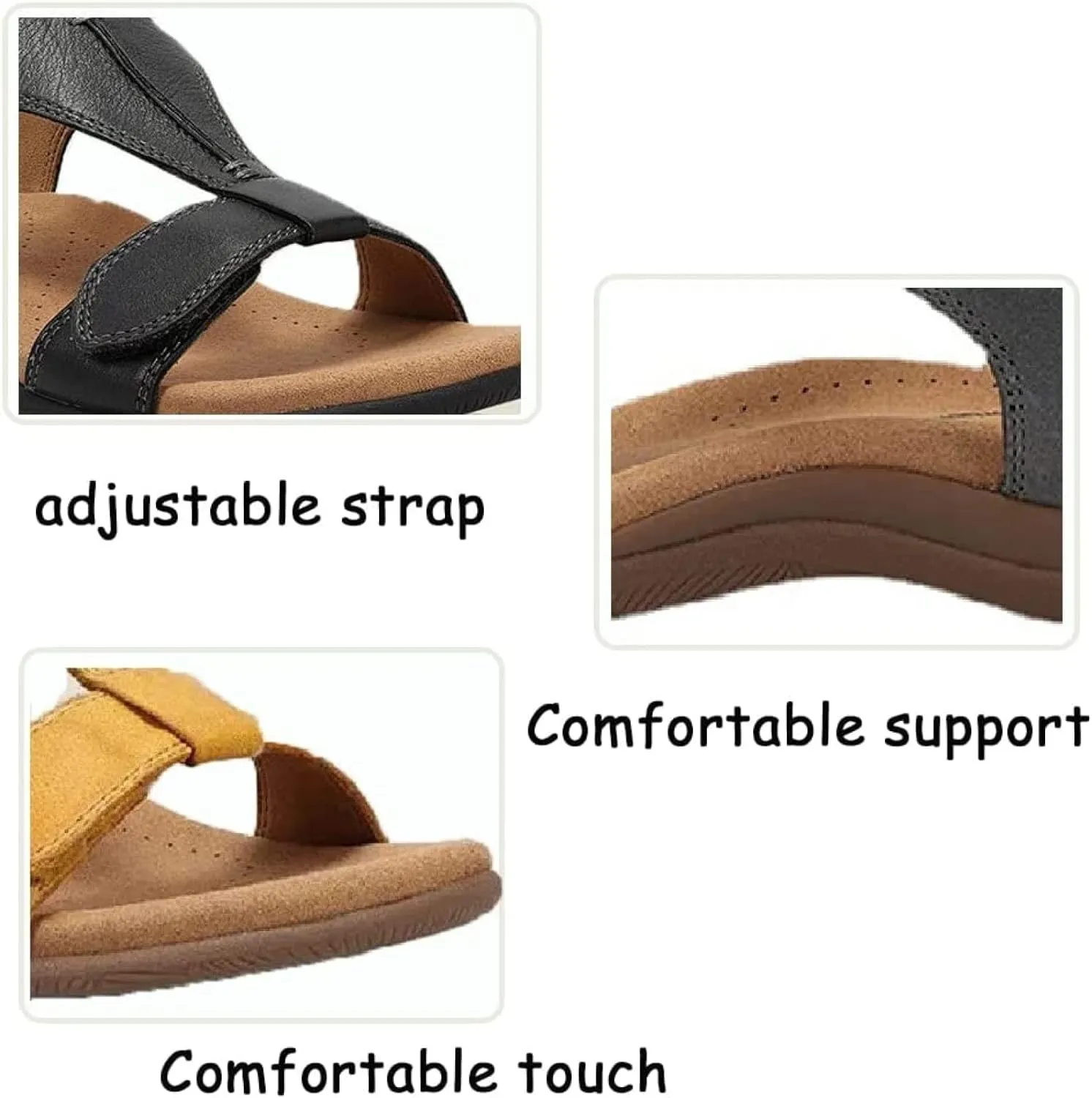 Leather Adjustable Sandals