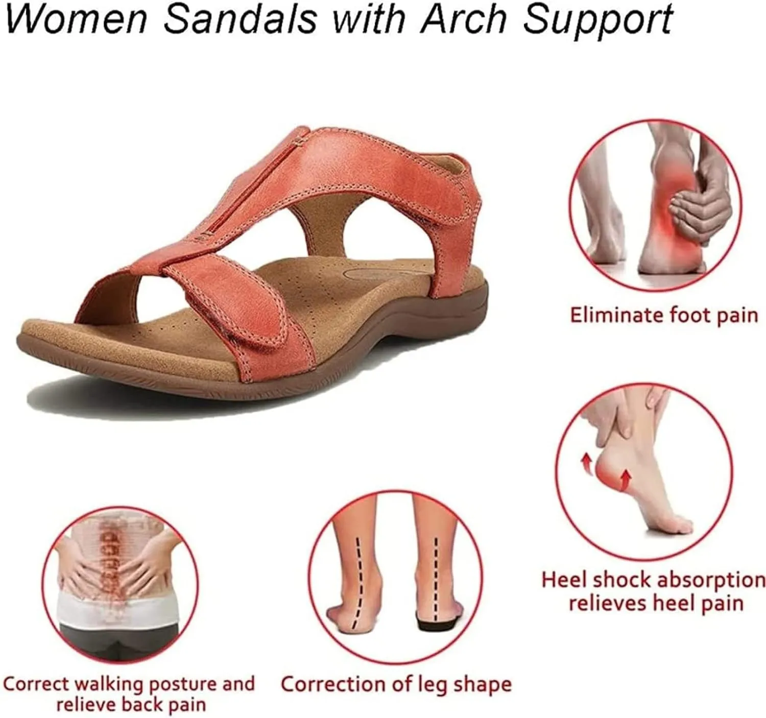 Leather Adjustable Sandals