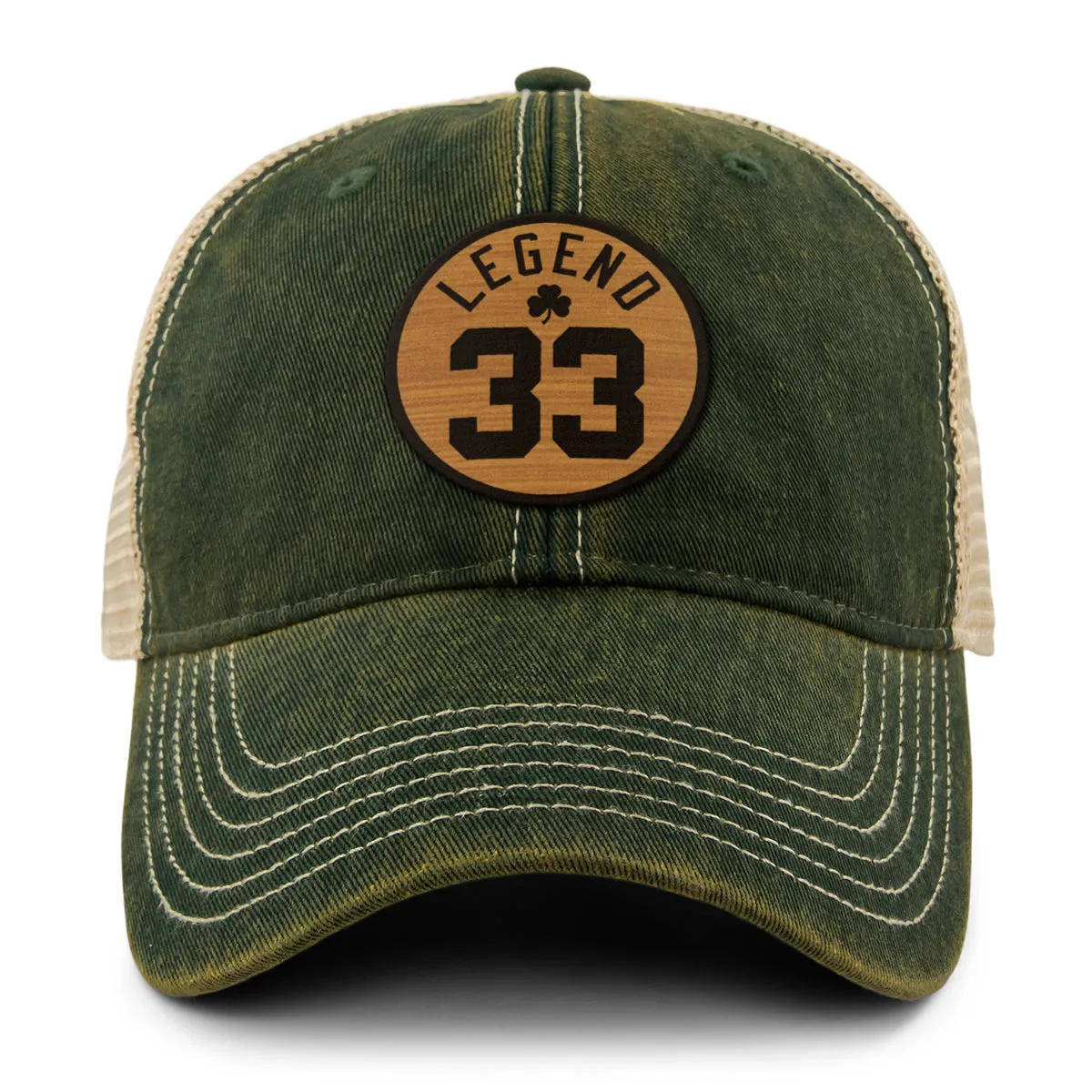 Legend 33 Wood Grain Patch Dirty Water Trucker