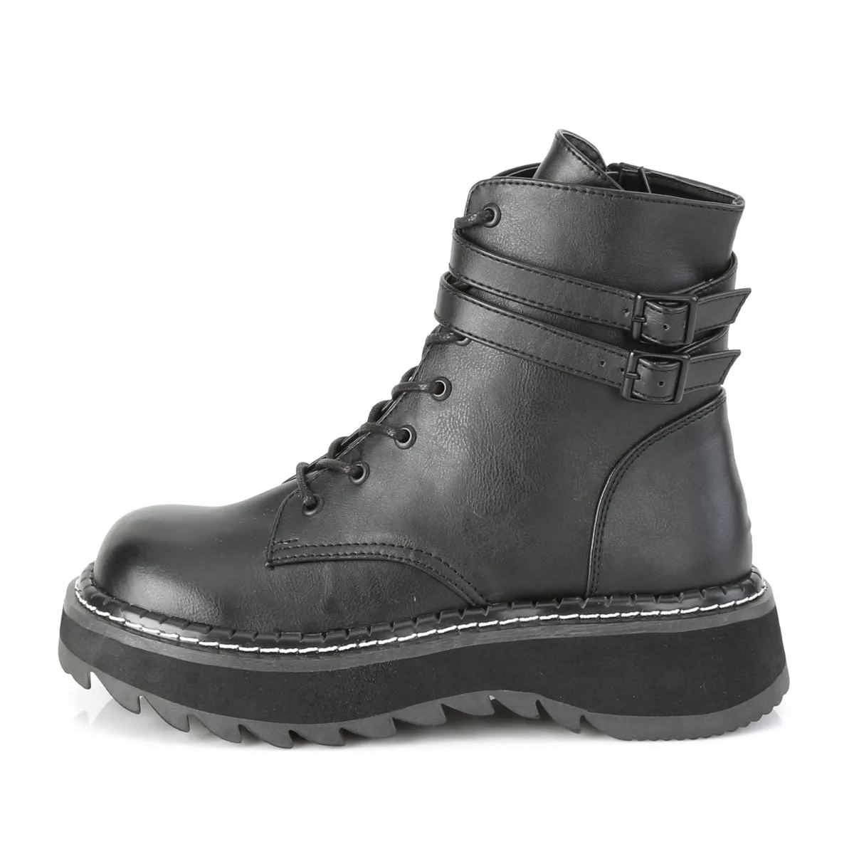 LILITH-152  Black Vegan Leather