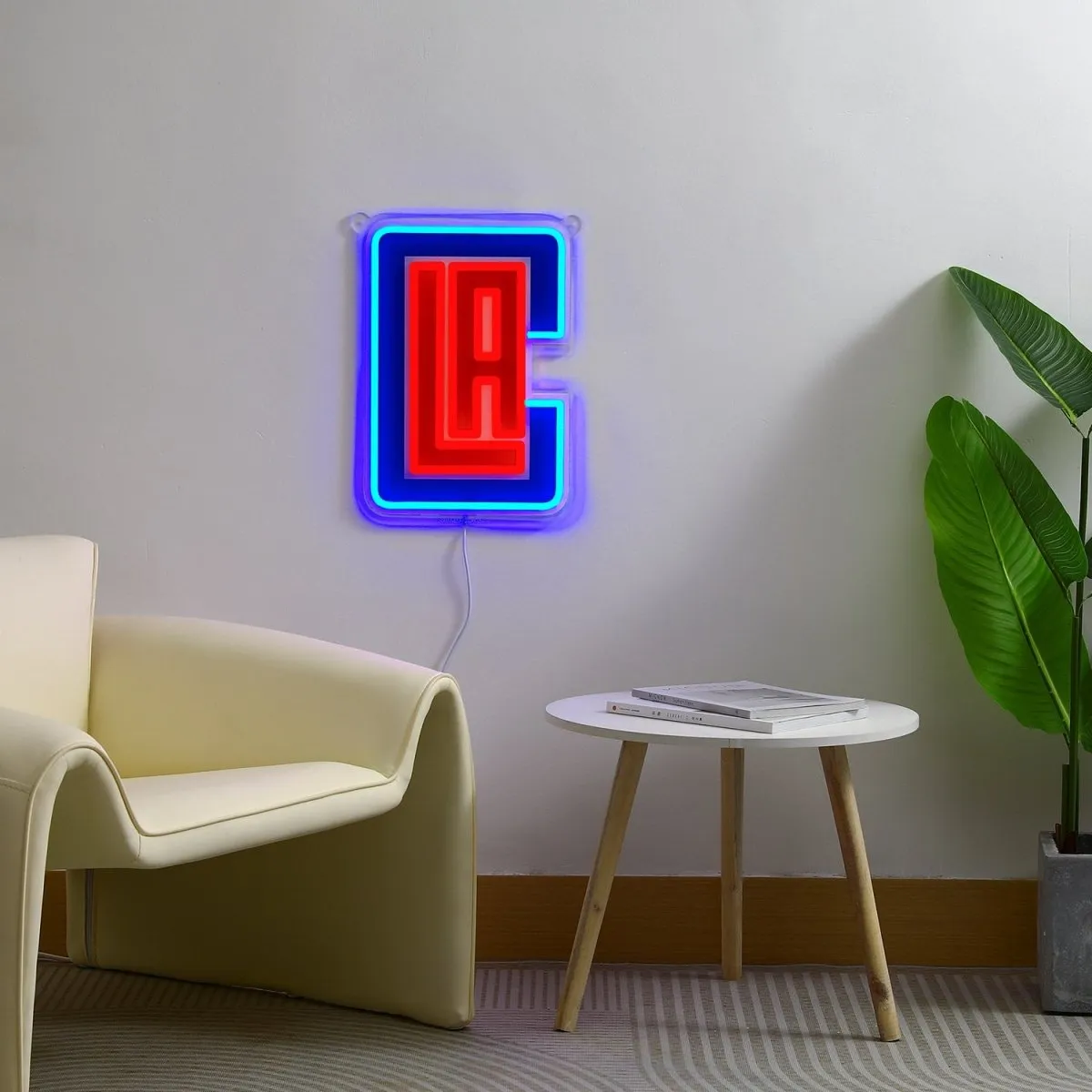 Los Angeles Clippers: Die-Cut LED Neon Sign