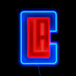Los Angeles Clippers: Die-Cut LED Neon Sign