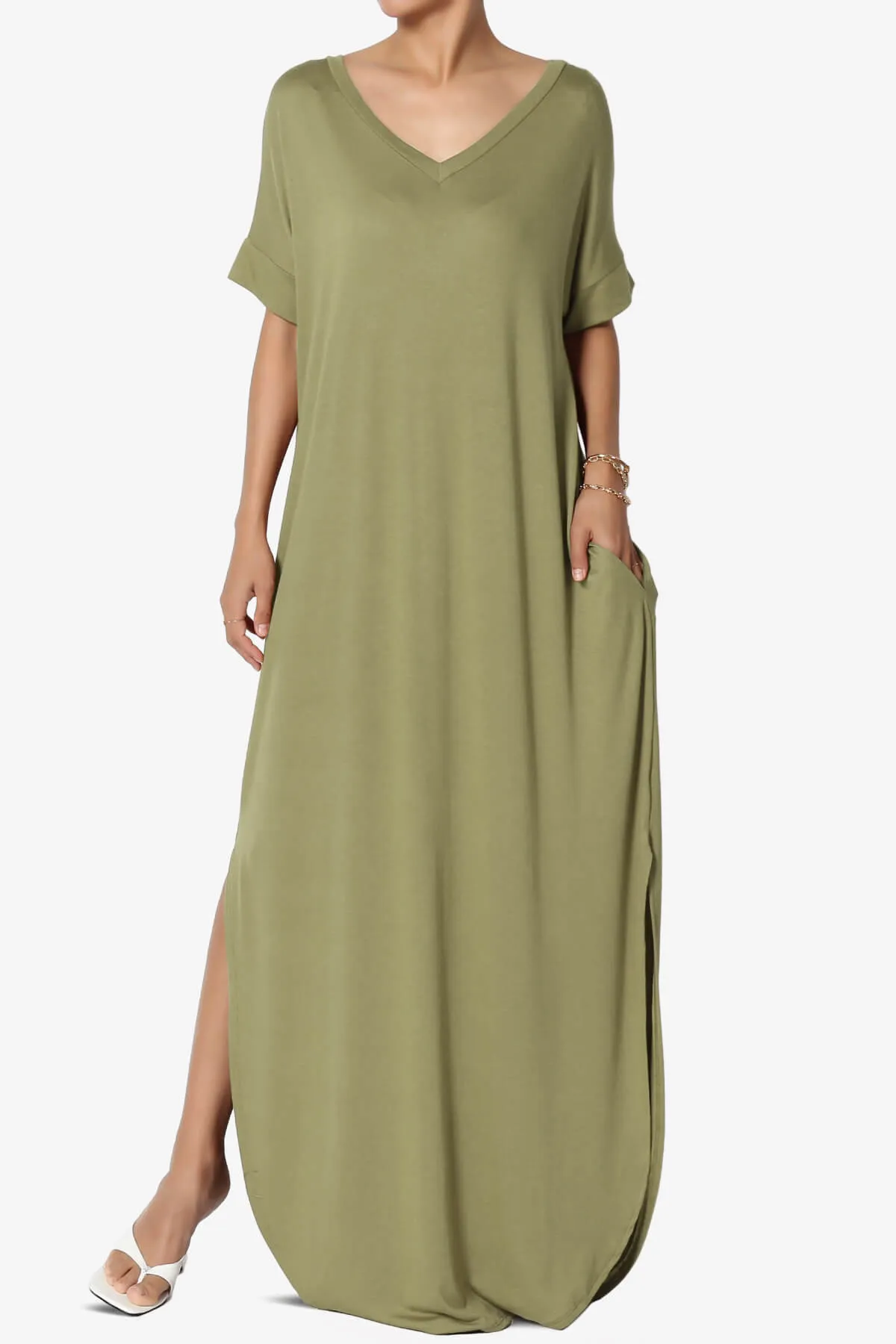 Lunar Pocket T-Shirt Maxi Dress