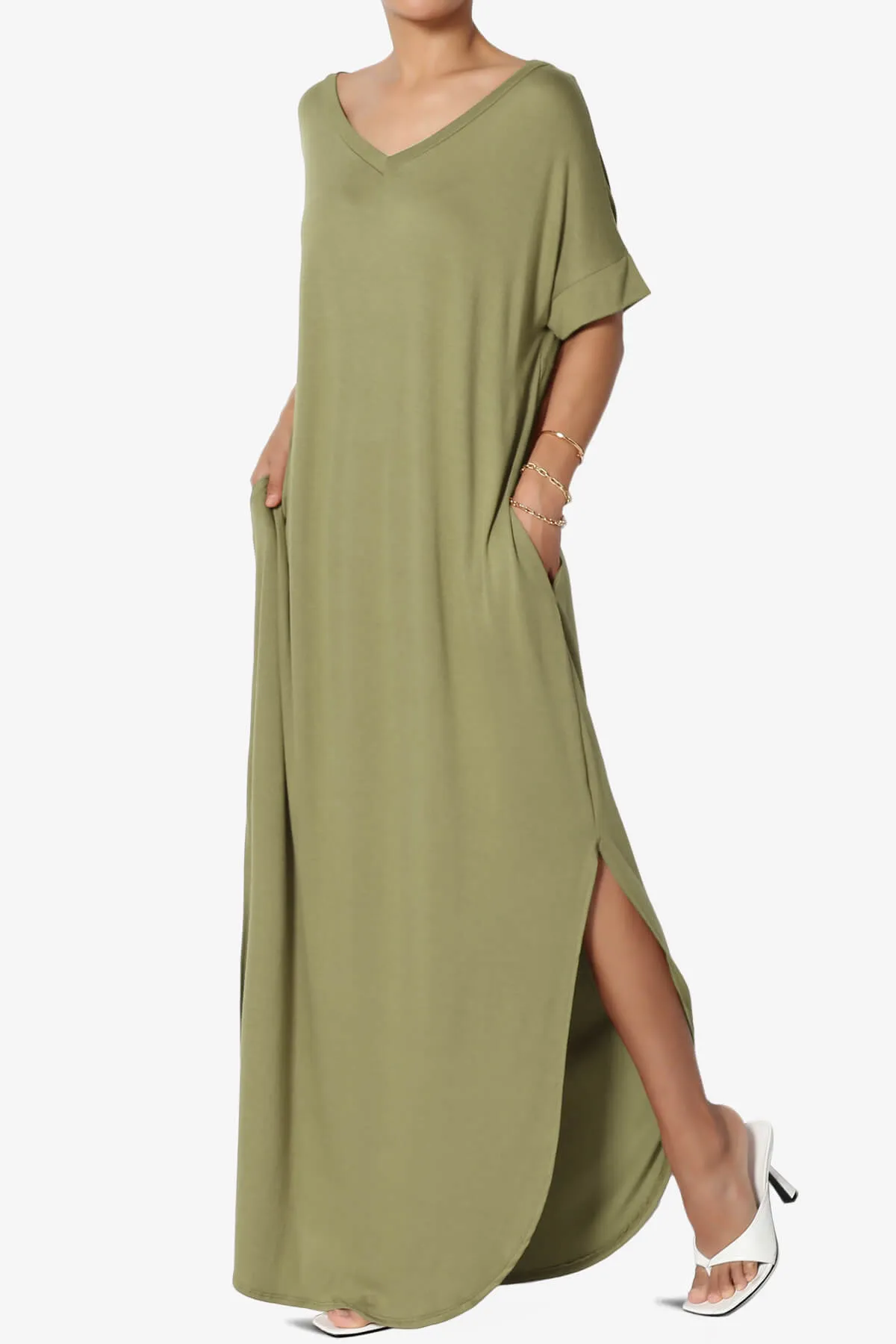 Lunar Pocket T-Shirt Maxi Dress