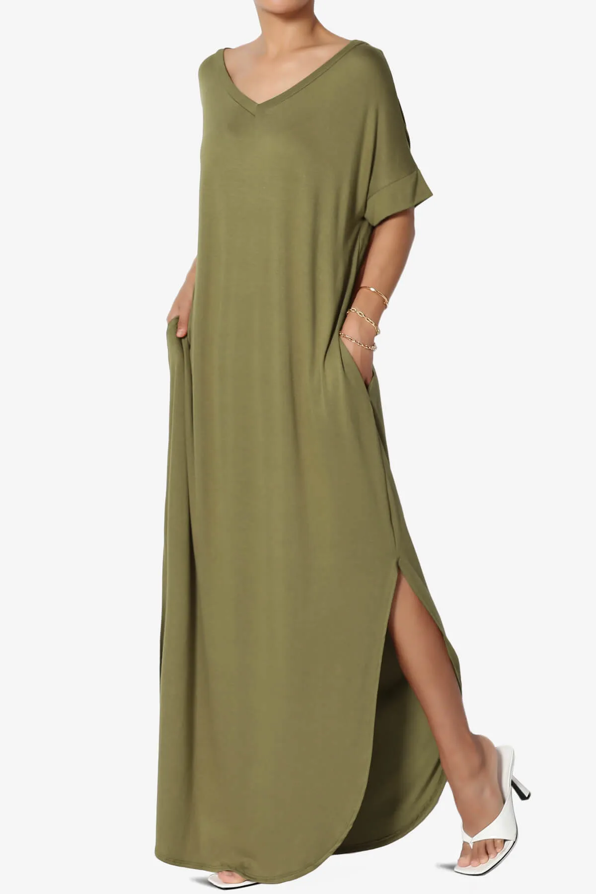 Lunar Pocket T-Shirt Maxi Dress