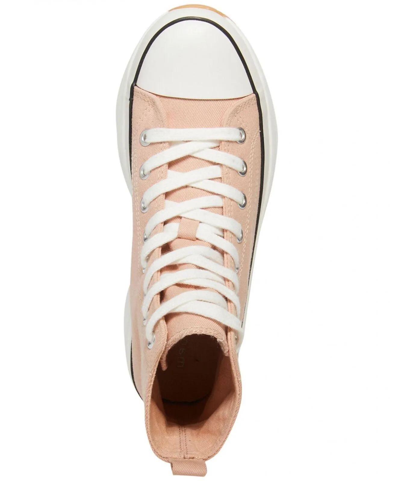 Madden Girl Womens Winnona Flatform High-Top Sneakers Snea Nude Brown Pink 9.5M