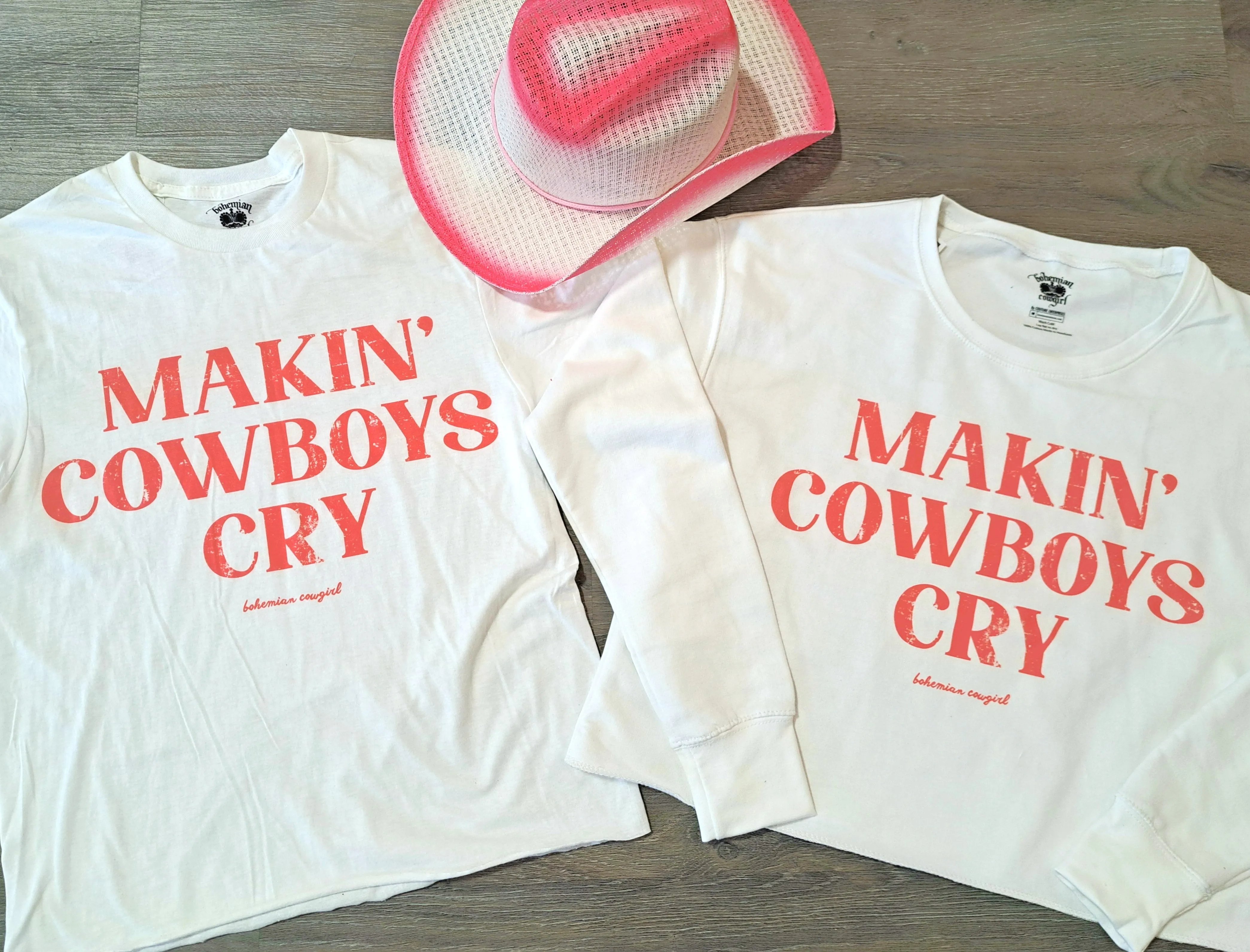 Makin' Cowboys Cry White T-Shirt - WS