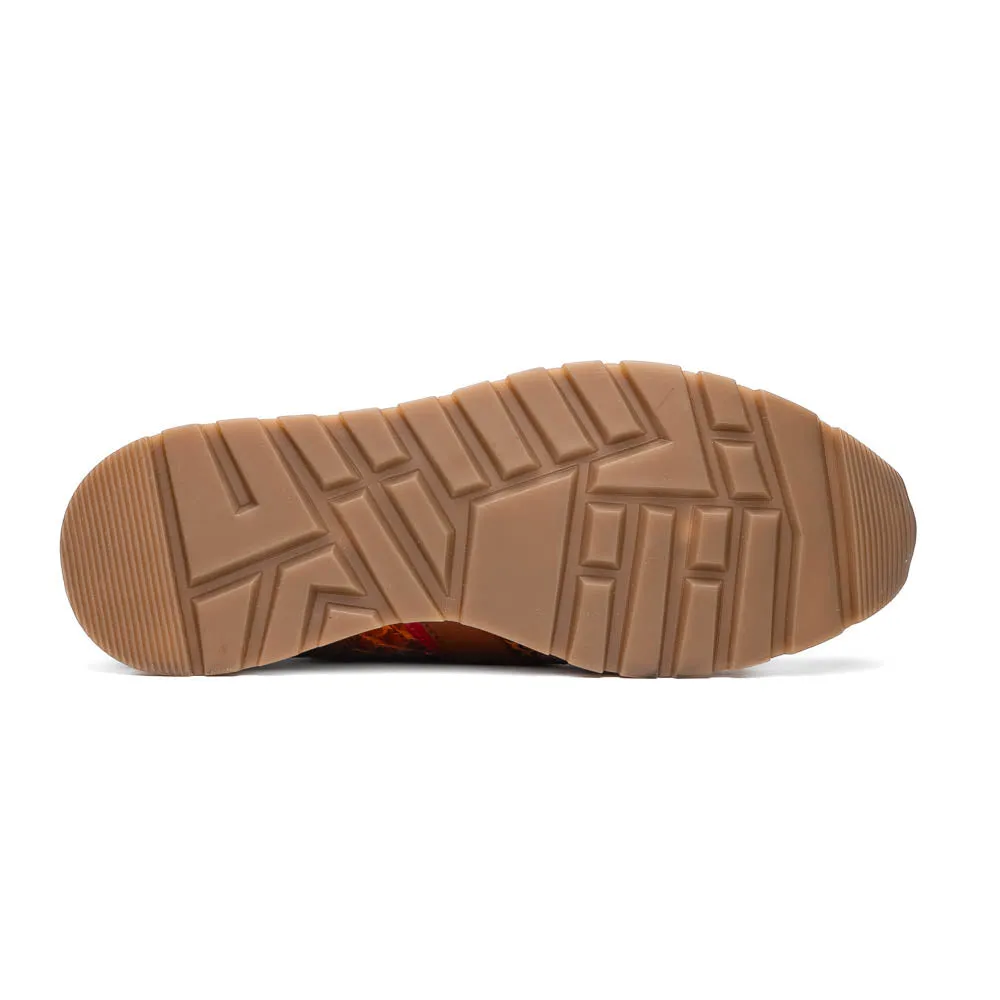 Marco Di Milano Brescia Antique Cognac Python & Calfskin Sneakers