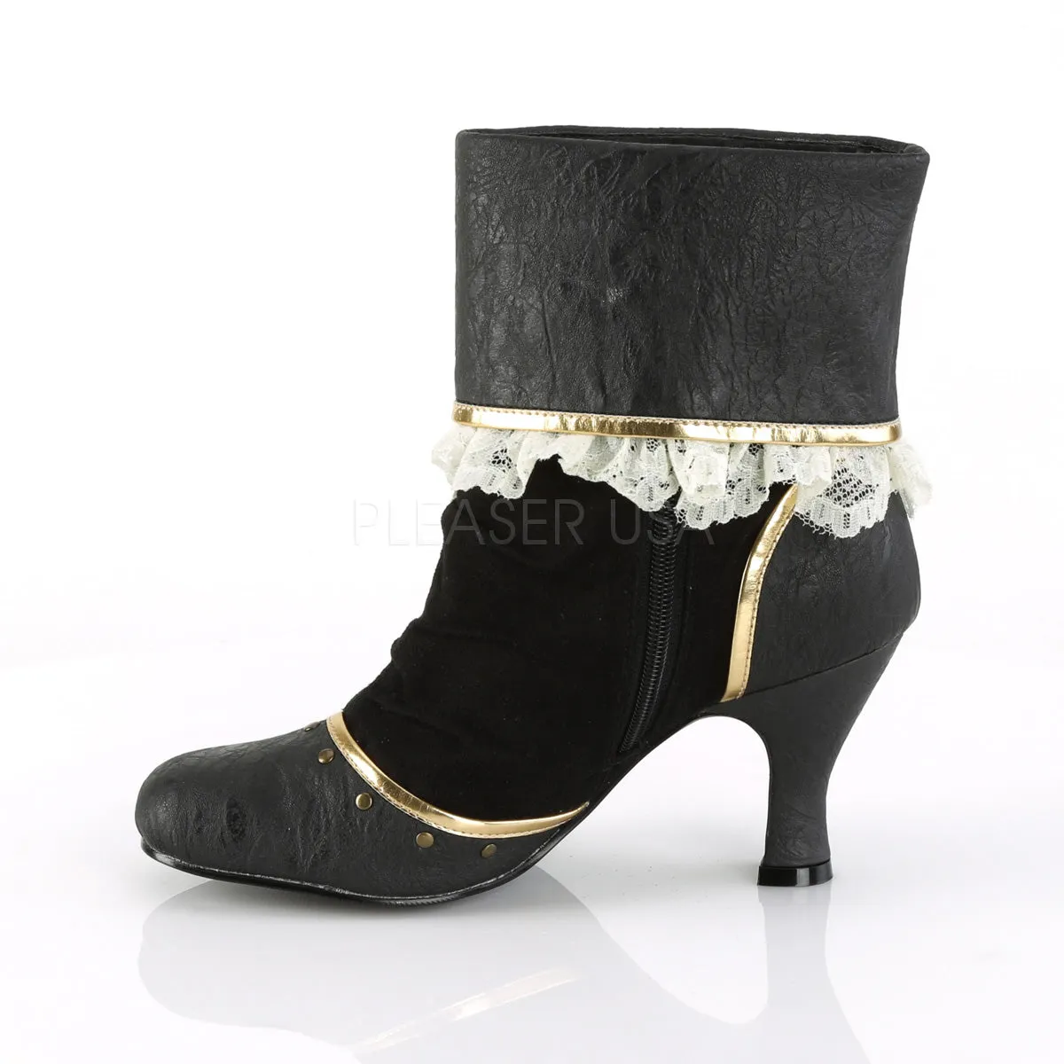 MATEY-115  Black Distressed Pu-Microfiber