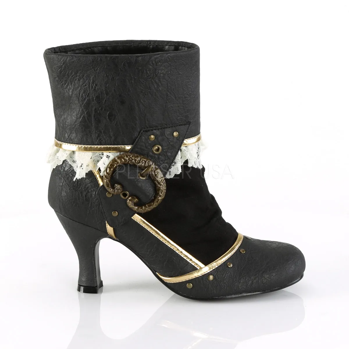 MATEY-115  Black Distressed Pu-Microfiber