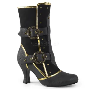 MATEY-205  Black Distressed Pu-Microfiber