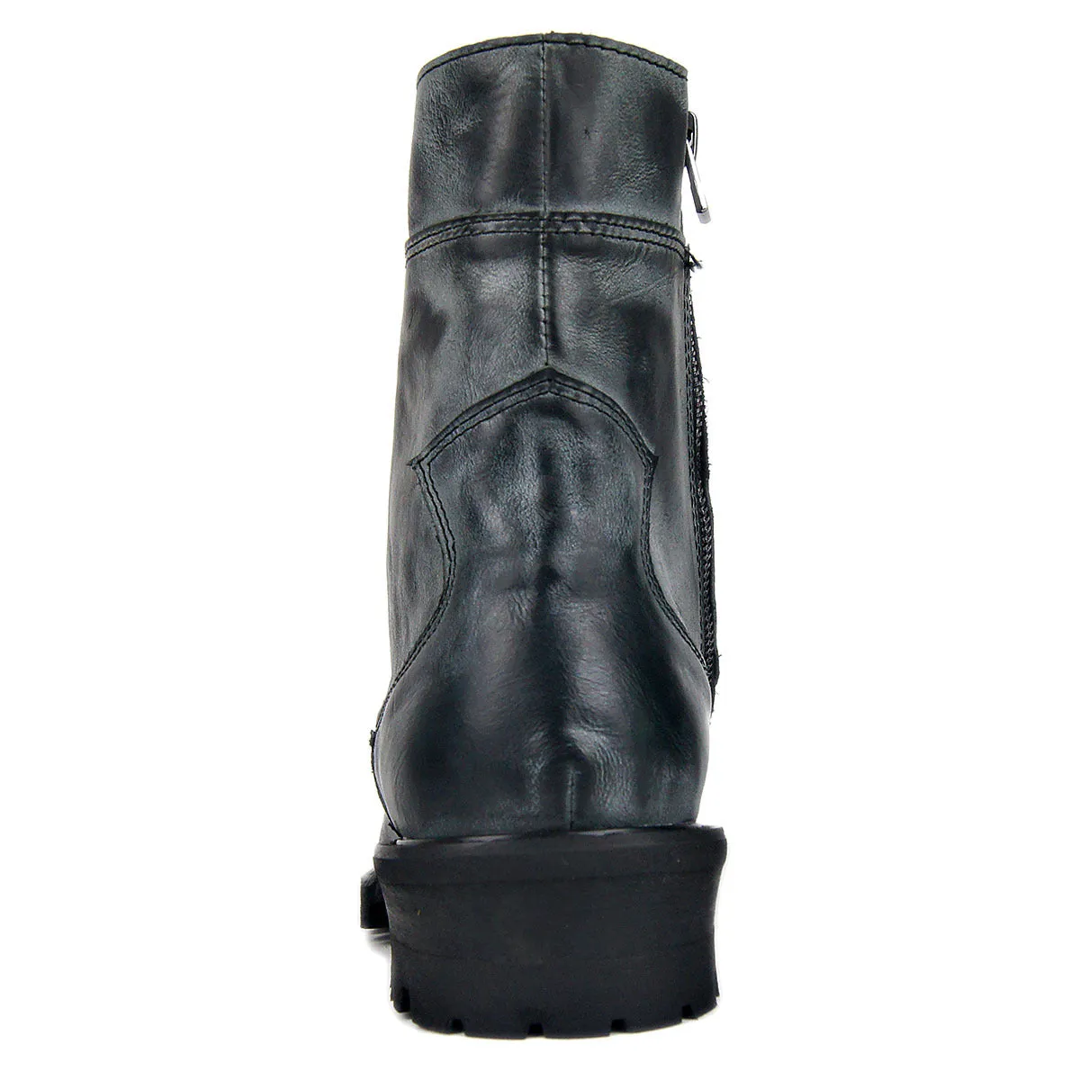 Men deep retro handmade Punk genuine Leather motorcycles Boots Hot Sale Fashion plus size cowboy Boots