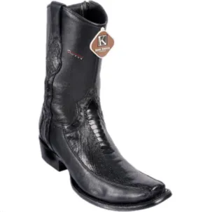 Men’s King Exotic Ostrich Leg & Deer Ankle Boots Dubai Toe