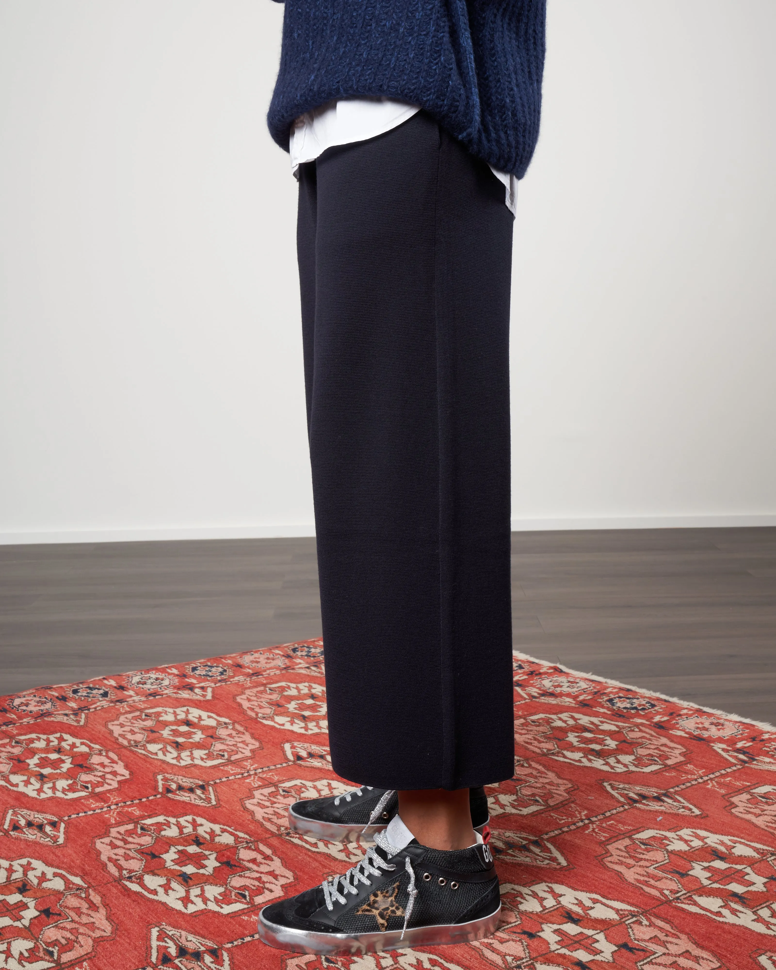 merino pull on pant - deep night