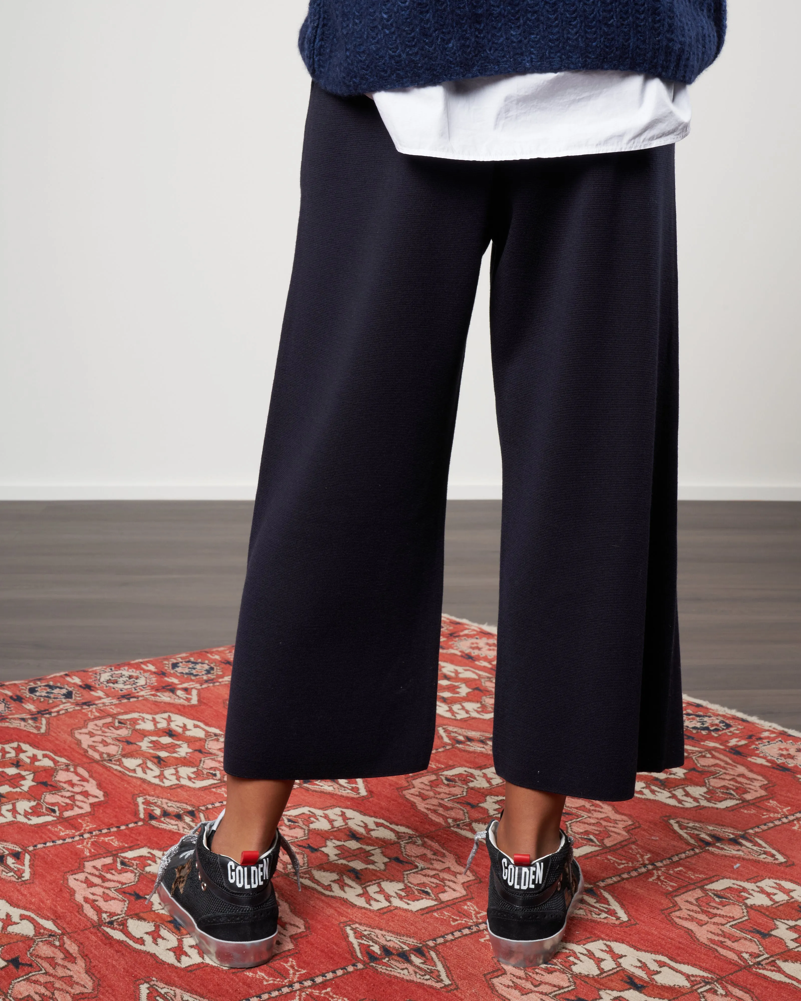 merino pull on pant - deep night