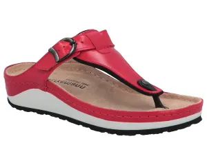MILA Red Nappa Leather