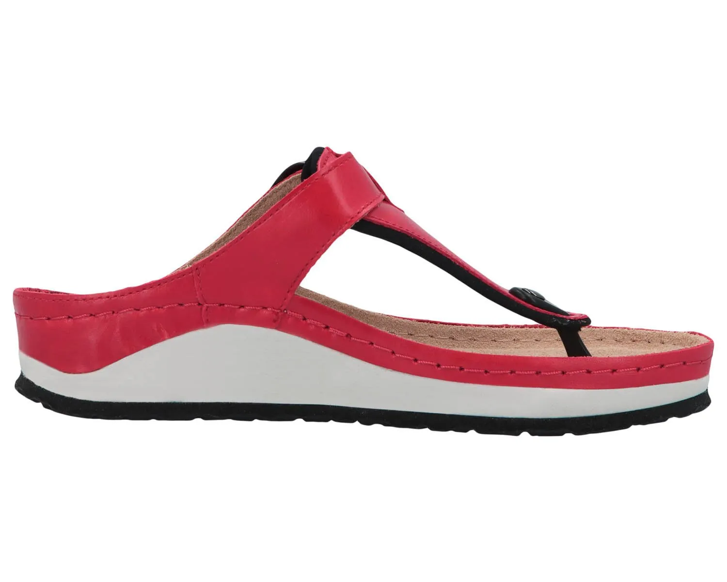 MILA Red Nappa Leather