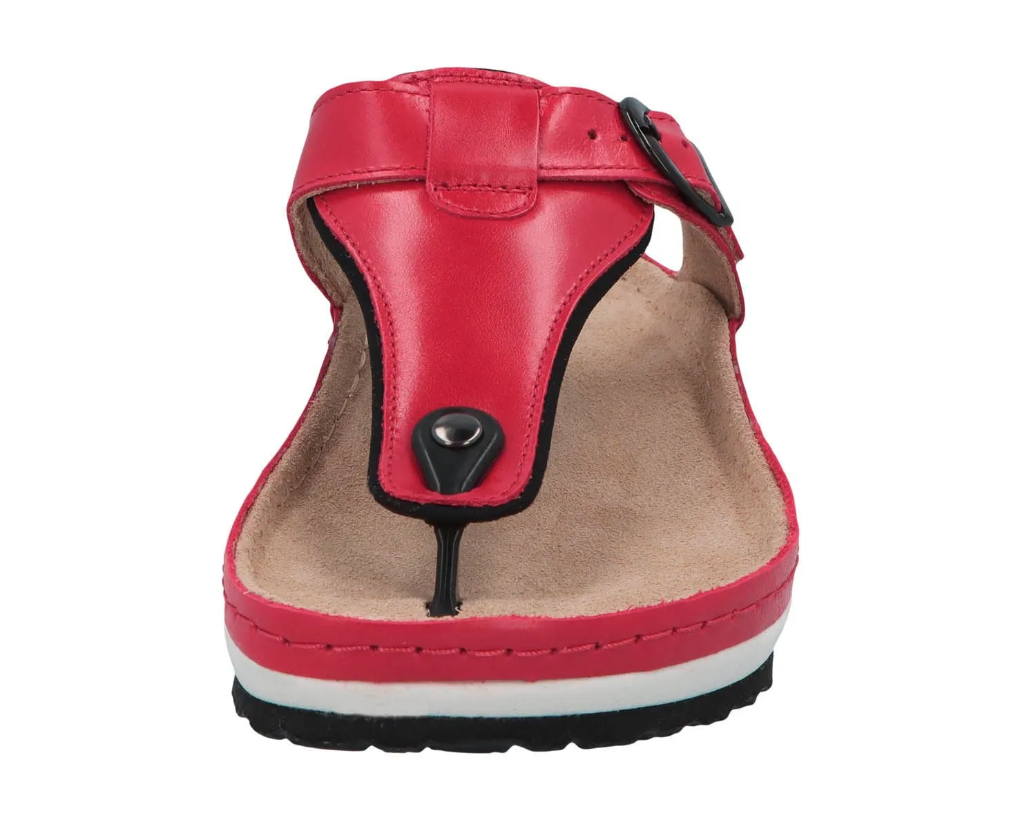 MILA Red Nappa Leather