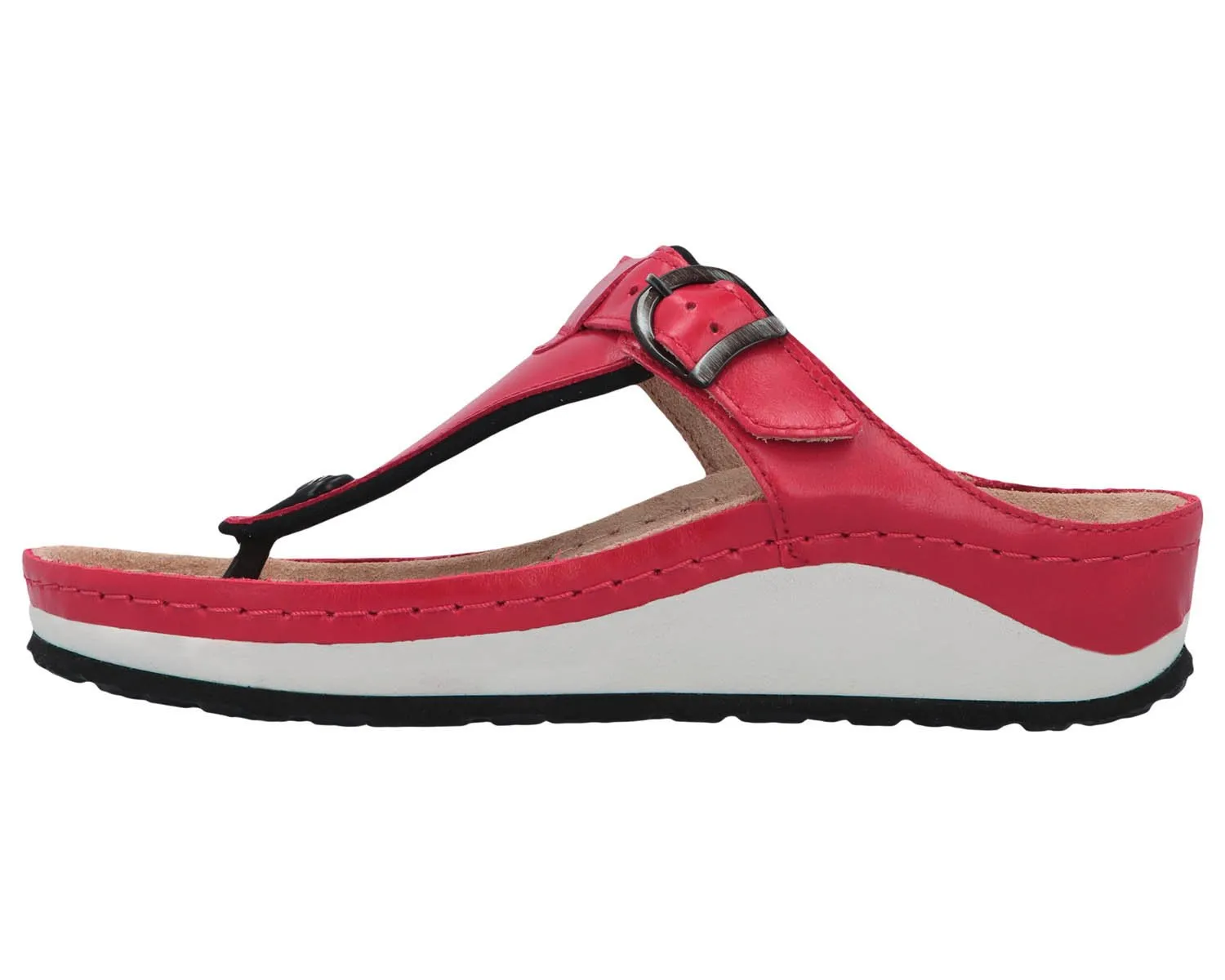 MILA Red Nappa Leather