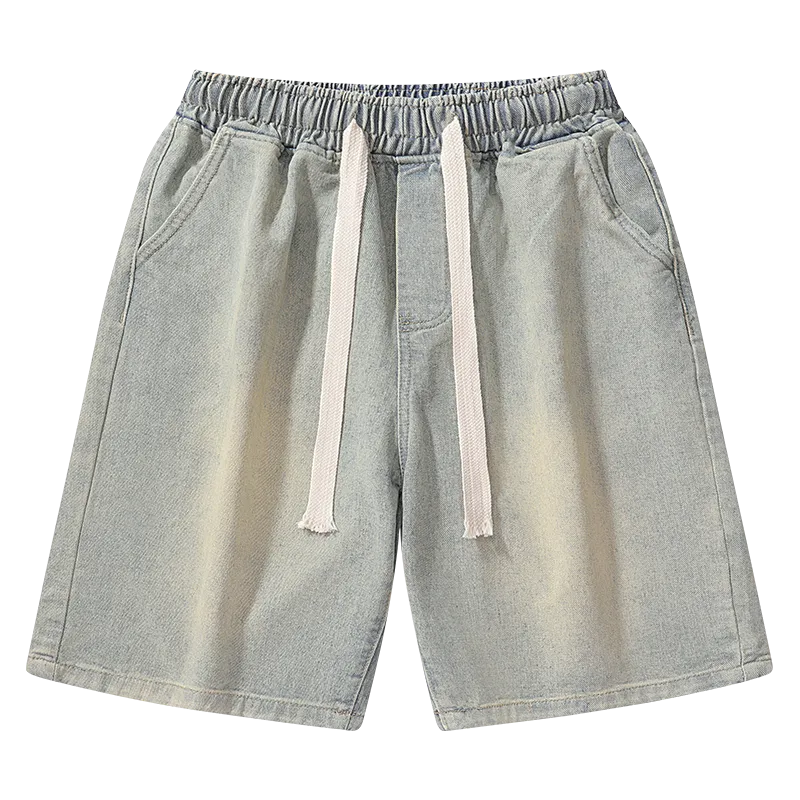 Multicolor denim shorts-D63 | Inspanda