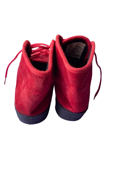 Nevada Red Suede Ankle Boots